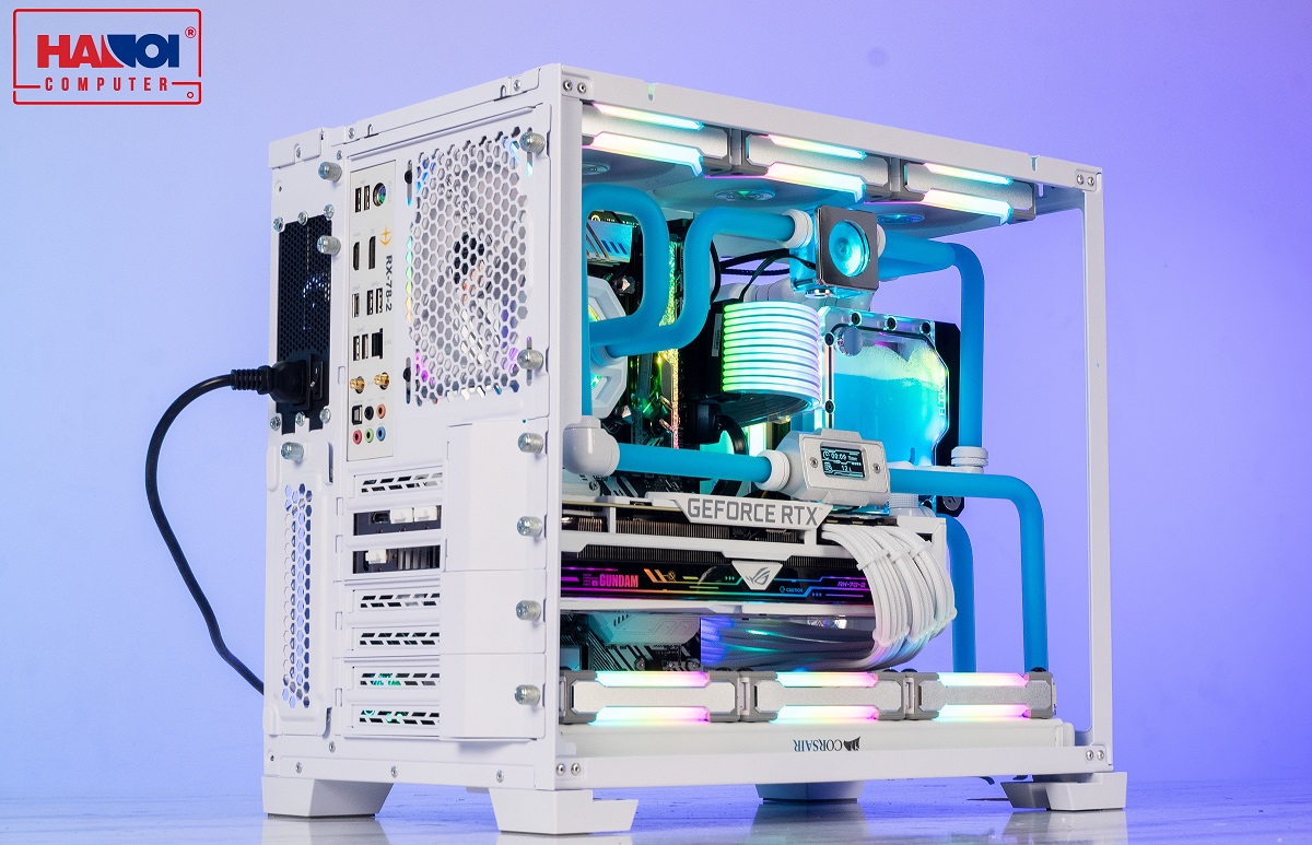 LIAN-LI PC - O11-Dynamic - Mini Snow White watercooling